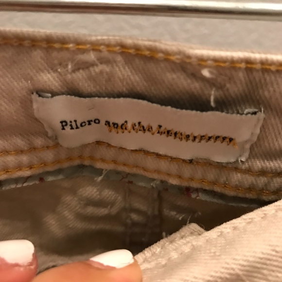 Anthropology Creme Pants - Picture 4 of 5